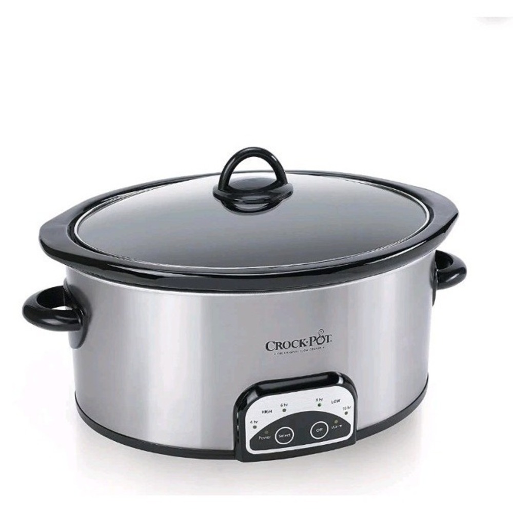 Large 7-QT Programmable Slow Cooker Crock-Pot SC75 & Crock Bowl Excellent!